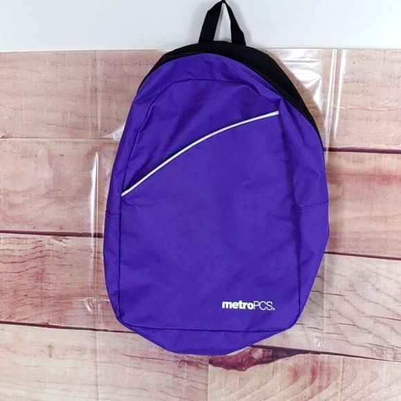 Kids Purple and Black Backpack - Picture 1 of 8
